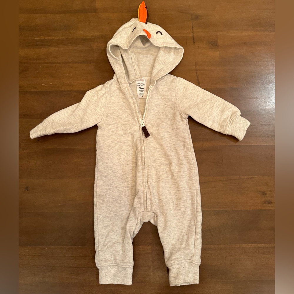 Carter’s Turkey Zip-Up Romper